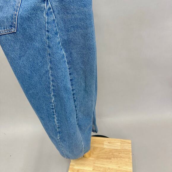 Abercrombie & Fitch Heavyweight Rigid Mid Rise Barrel Jean Medium Wash Sz 8/29 - Picture 12 of 16